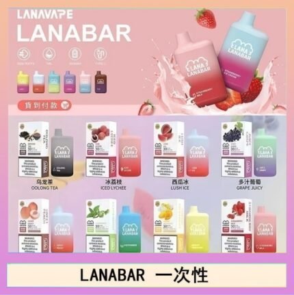 LANA BAR可充电一次性電子煙霧化5000口(3.0%)